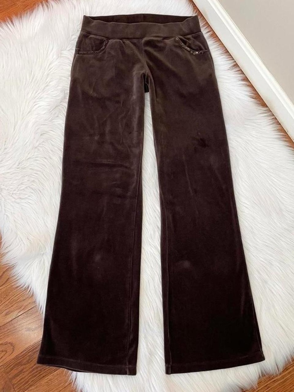 Vintage Y2K Derek Heart brown flare sweatpants